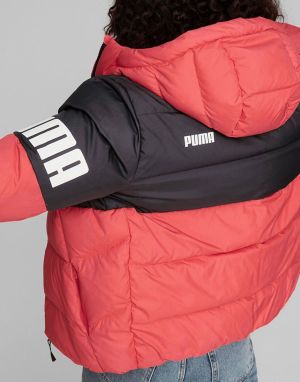 PUMA Power Down Puffer Jacket Black/Pink