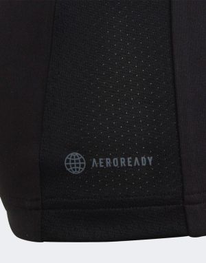 ADIDAS Aeroready Half-Zip Long Sleeve Blouse Black