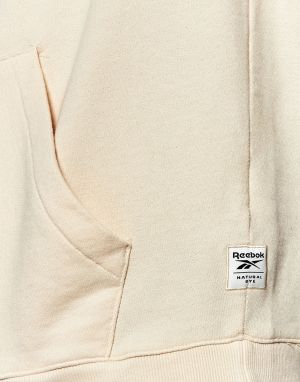 REEBOK Classics Natural Dye Relaxed Fit Hoodie Beige